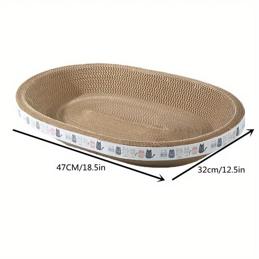 Wave Cat Scratcher – Durable 2-in-1 Design for Scratching and Lounging | Perfect for All Cats